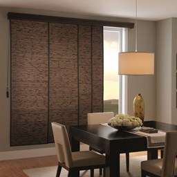 Woven Wood Sliding Panels