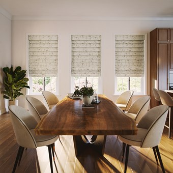 No Drill Roman Shades