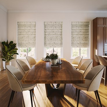 No Drill Roman Shades