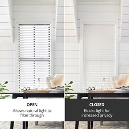 Alternate image for Cordless 2 Inch Classic Faux Wood Blind