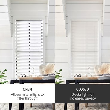 Alternate image for Cordless 2 Inch Classic Faux Wood Blind