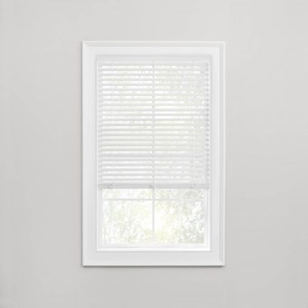 Alternate image for Trademark Cordless S-Curve 2 Inch Faux Wood Vinyl Blinds