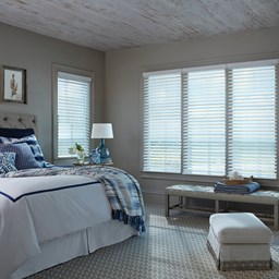Motorized 2 1/2 Inch Faux Wood Blinds