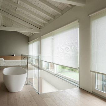 Motorized Solar Roller Shades