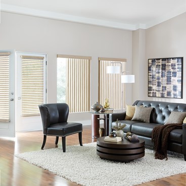 S-Shaped Vinyl Vertical Blinds