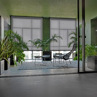 Alternate image for Motorized Solar Roller Shades