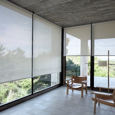 Alternate image for Motorized Solar Roller Shades