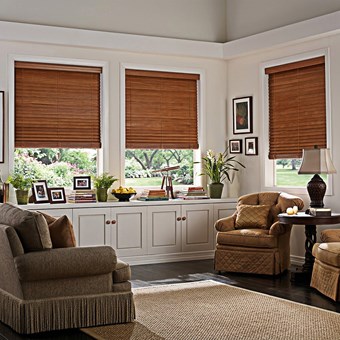 Motorized 2 Inch Real Wood Blinds