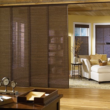 Alternate image for Woven Wood Sliding Panels