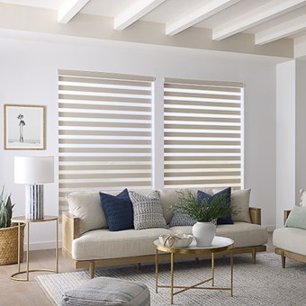 Motorized Banded Shades