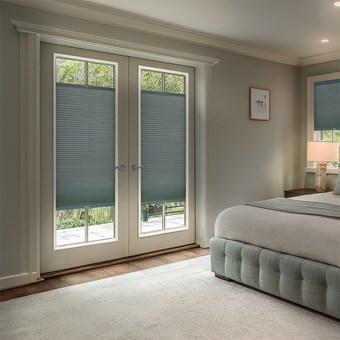 Alternate image for Legacy French Door Blackout Cellular Shades
