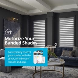 Alternate image for Motorized Banded Shades