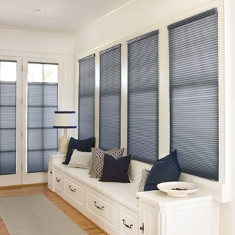 Motorized Light Filtering Cellular Shades