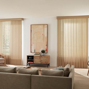 S Curved PVC Vertical Blinds
