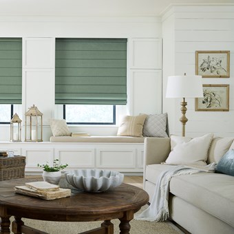 Motorized Roman Shades