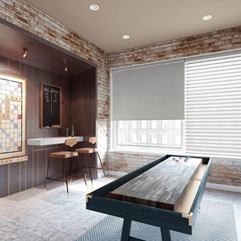 Alternate image for Motorized Light Dimming Sheer Shades