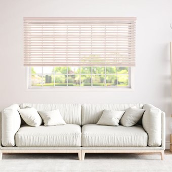 Alternate image for Prestige Cordless 2 Inch Faux Wood Blinds