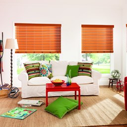 2 1/2 Inch Faux Wood Blinds