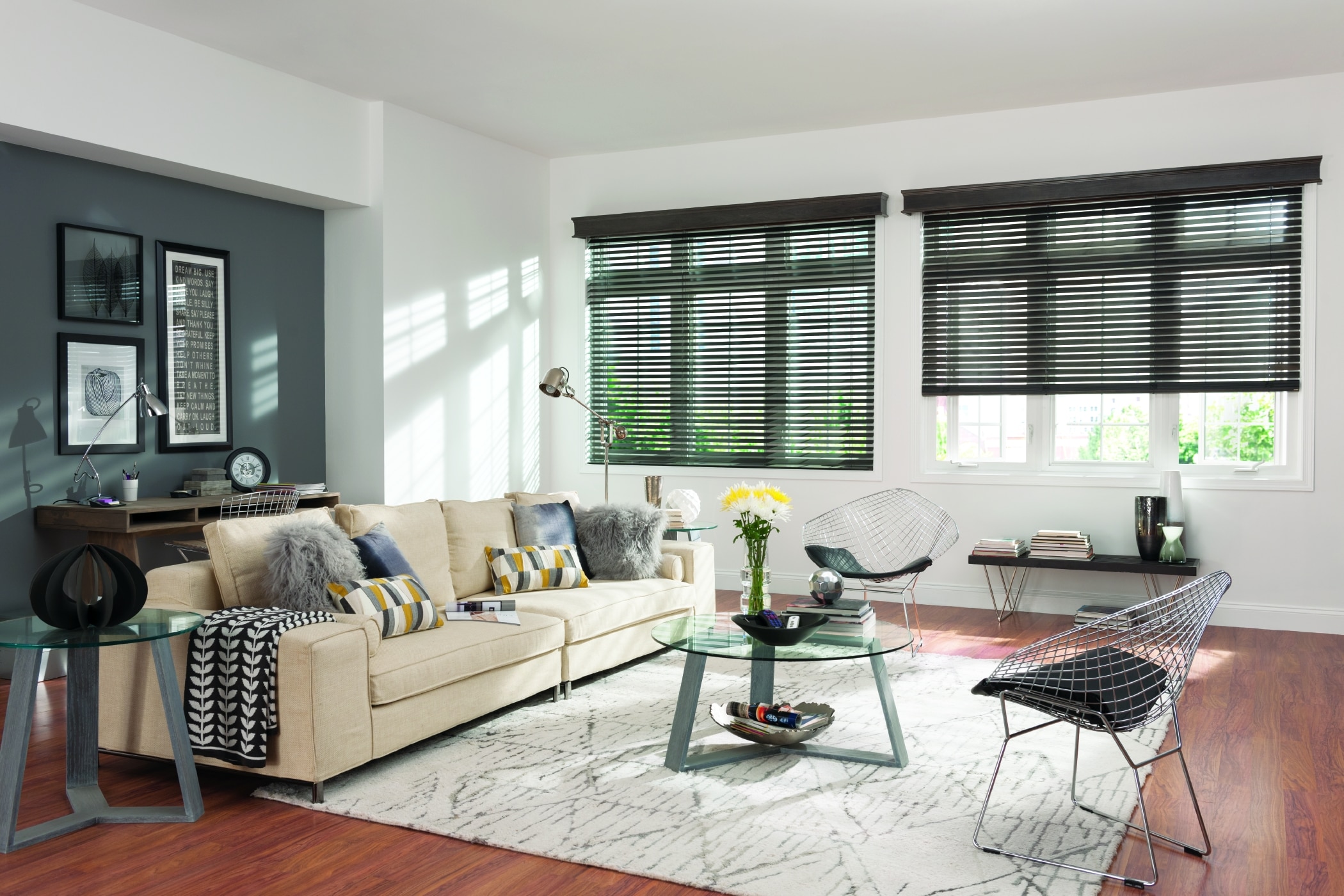 Sunflex 25mm Slat Real Wood Venetian blind 60cm wide x 160cm NATURAL Finish 
