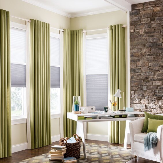 Sliding Door Blinds Patio And French Americanblinds Com Bali Diamondcell Light Filtering Cellular Shade