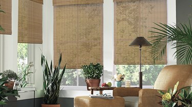 EZ-A Motorized Woven Wood Shades | AmericanBlinds.com
