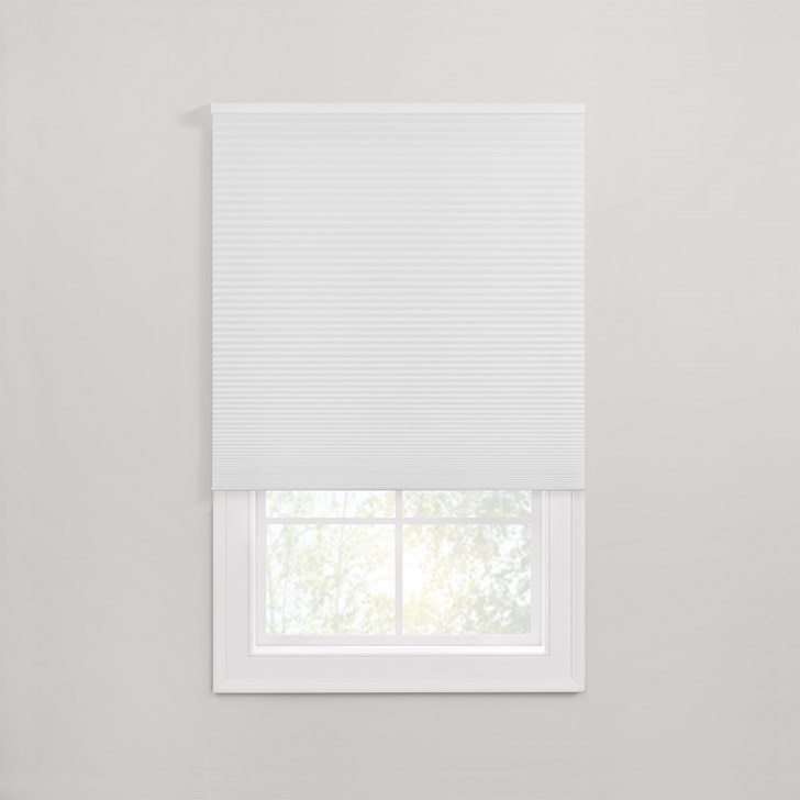 Light Filtering Cellular Shades in the Cotton color.