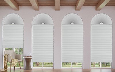 Bali Blackout Cellular Arches Shades Americanblinds Com
