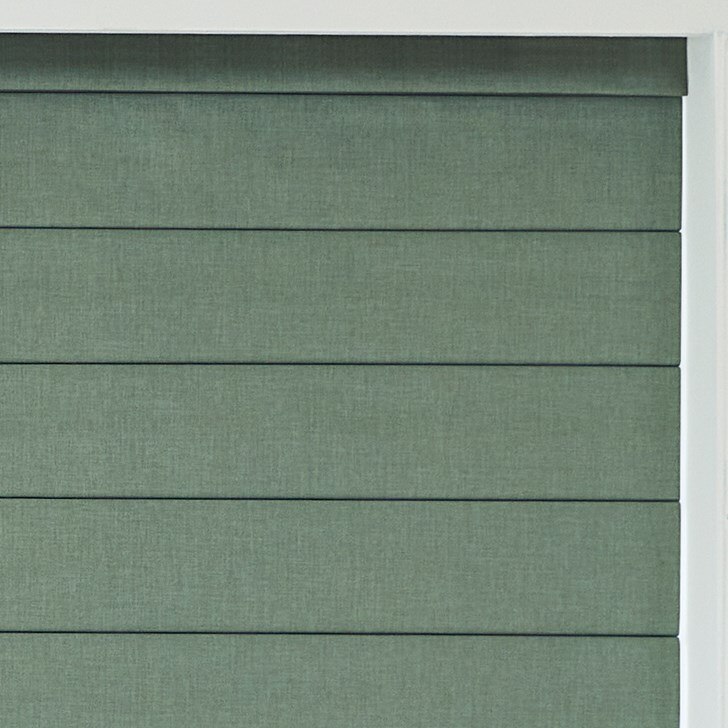 Color: Forre Turquoise; Fold: Flat; Light Control: Room Darkening