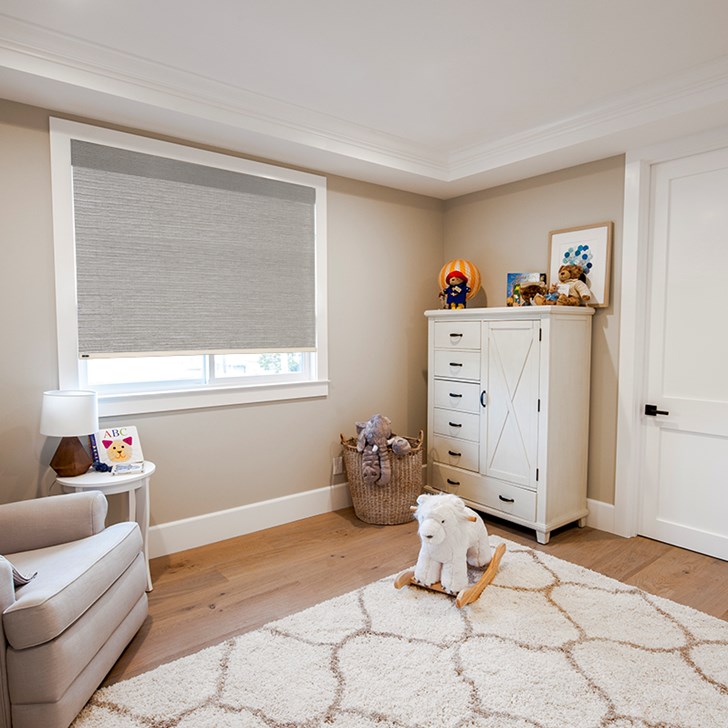 Classic Solar Shades with the fabric valance.