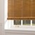 Detailed close up shot of the 1 inch faux wood blinds in the realgrain oak 9254 color.