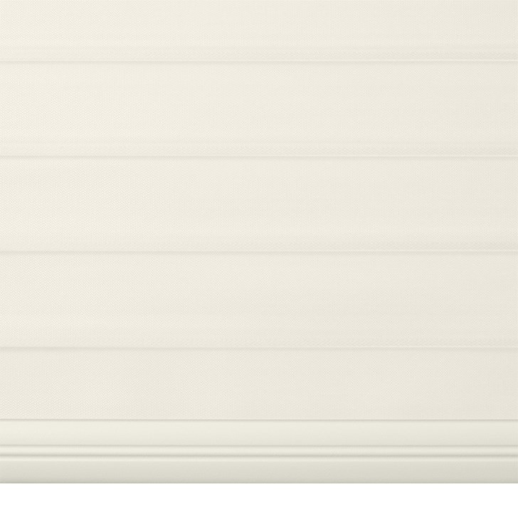 Motorized Sheer Shades in the Canary Ivory color.