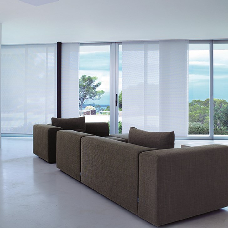 Color: Hex Pleat 10% Ivory 0002