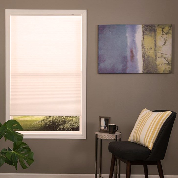 Cellular shade in color soft whisper