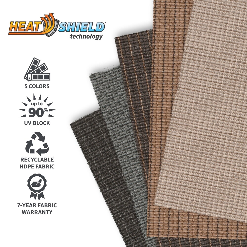 Coolaroo Signature+ with HeatShield Exterior Roller Shades