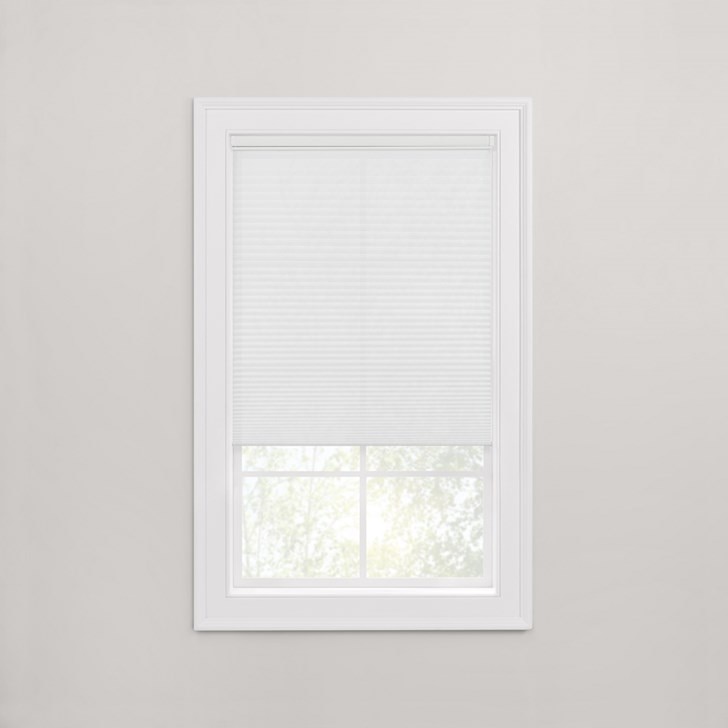 Light Filtering Cellular Shades in the Cotton color.