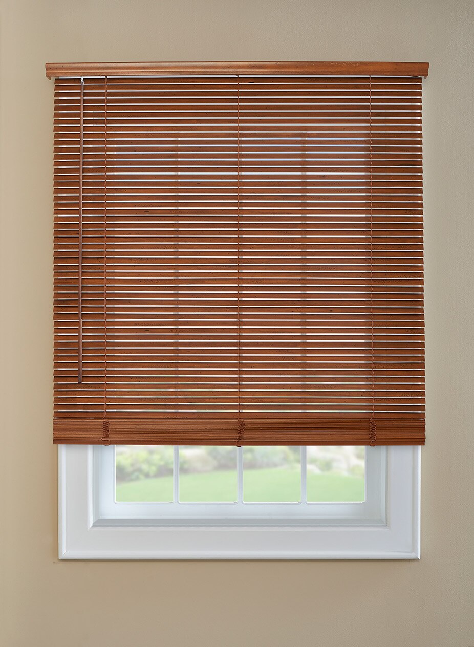 61" Details about   Levolor 1" Real Wood Blinds 11002321 "Almost White" Width 24" Length 