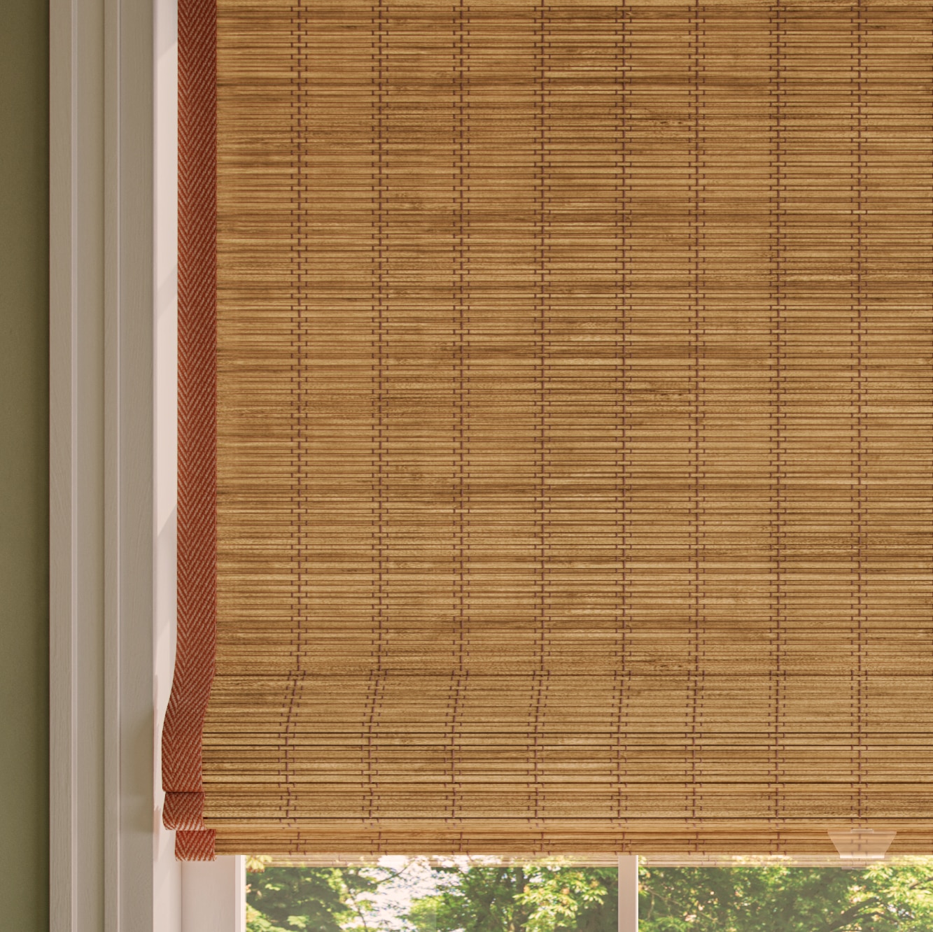 ◆タチカワ◆ウッドブラインド◆W1140×H1100◆O-2508BL2◆ American Blinds Trademark Woven Wood Shades | American Blinds