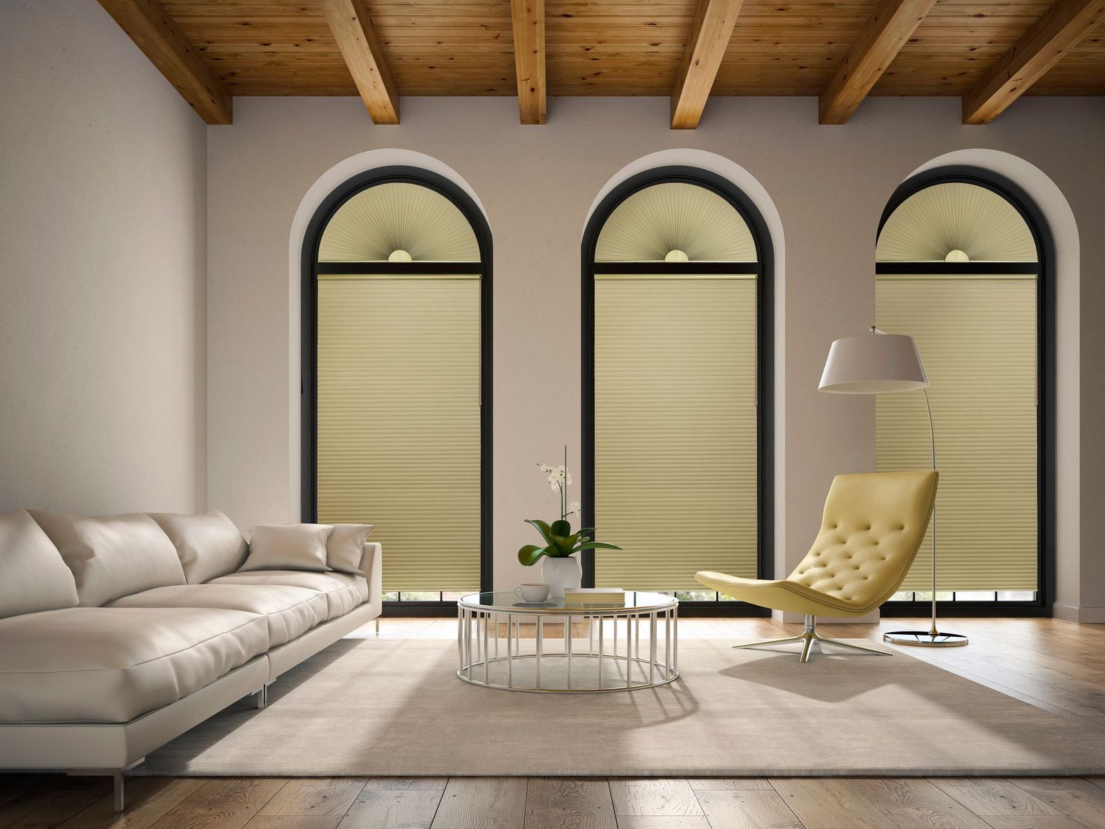 SouthSeas Light Filtering Cellular Arches | American Blinds