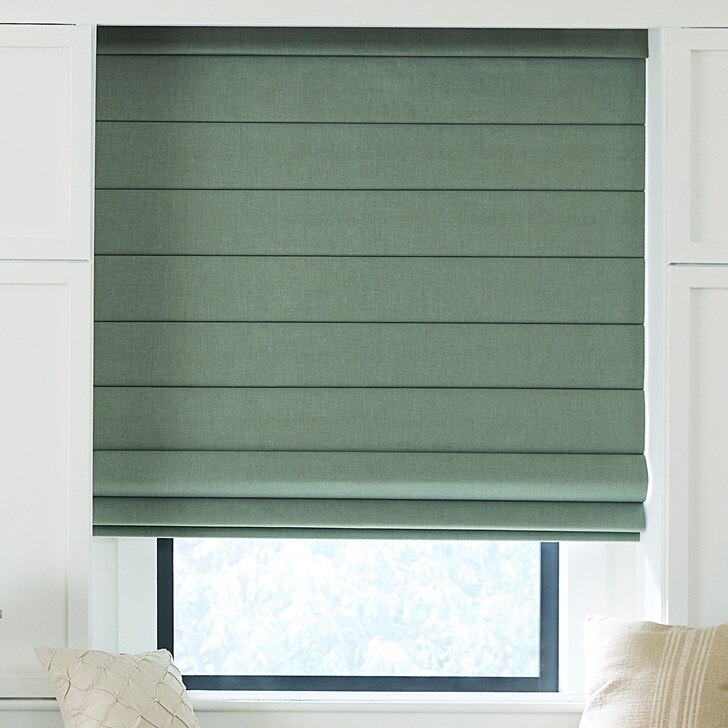 Color: Forre Turquoise; Fold: Flat; Light Control: Room Darkening