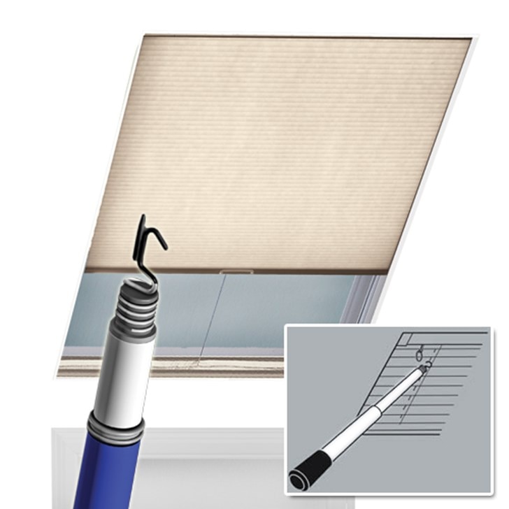 An optional pole for Skytrack Skylight is available in 6 and 9.5 ft. lengths.