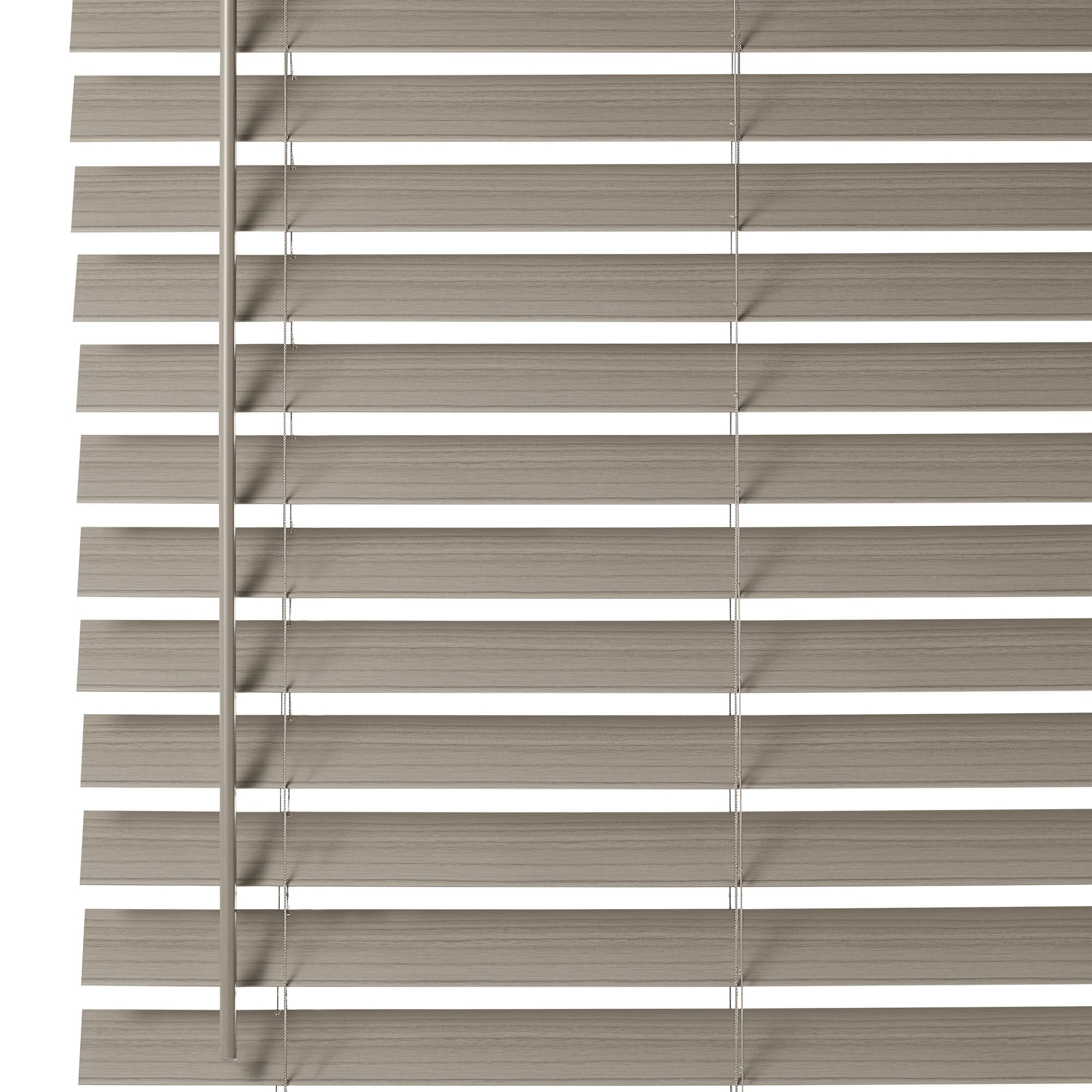 MADE TO MEASURE CALLO Faux Wooden Venetian Blinds Plastic Wood Effect 50mm slats 